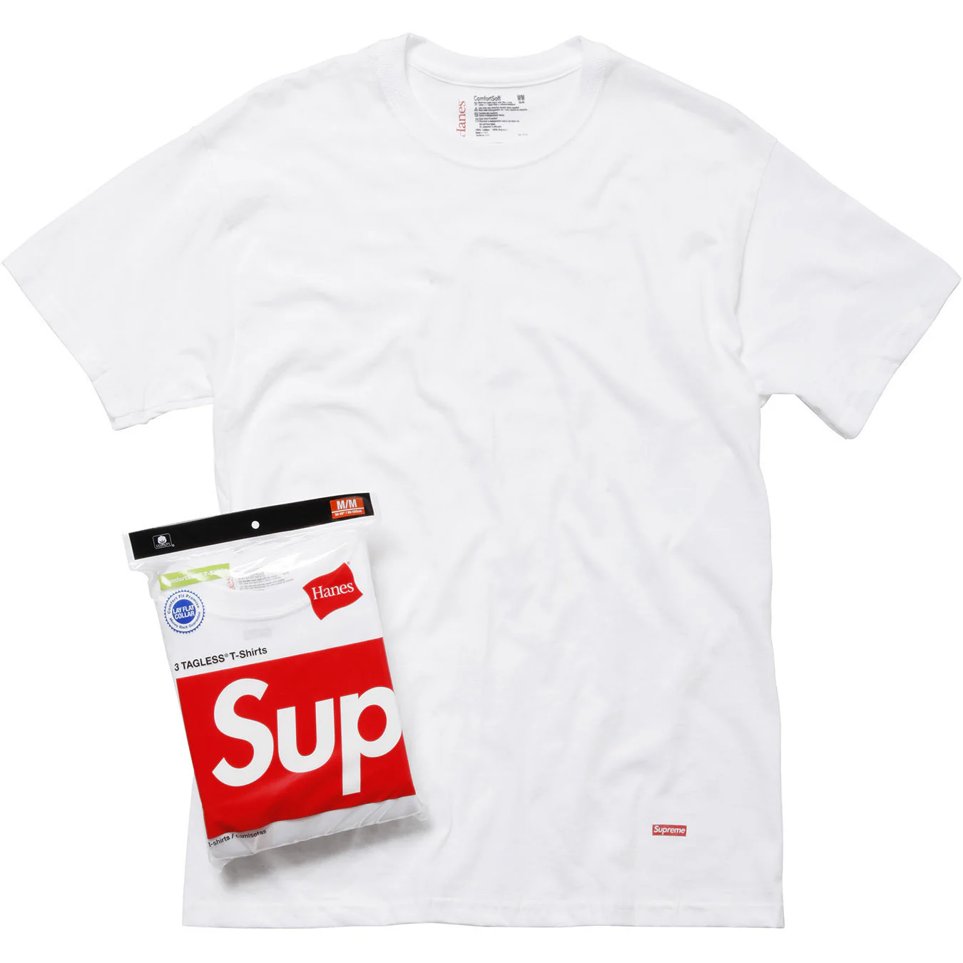 Supreme®/Hanes® Tagless Tees (3 Pack) view 3